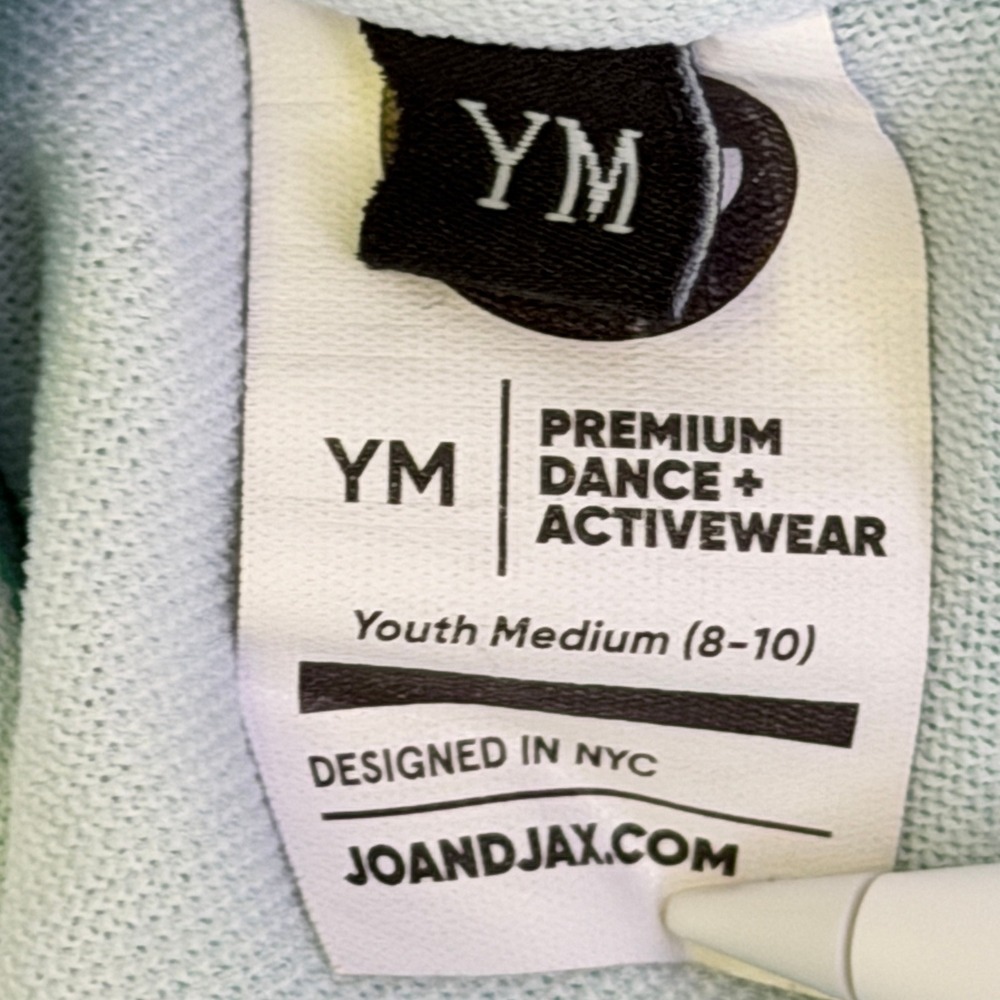 Jo+Jax Love Me Knot Dance Top Jungle Green Youth Medium YM Like New - Picture 6 of 7